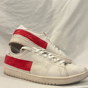 AIR JORDAN 1 CENTRE COURT Banned WHITE-UNIVERSITY RED SIZE 10.5